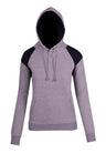 F303UN-Ladies/Juniors  Shoulder Contrast Panel Hoodie