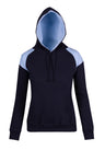 F303UN-Ladies/Juniors  Shoulder Contrast Panel Hoodie