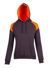 F303UN-Ladies/Juniors  Shoulder Contrast Panel Hoodie