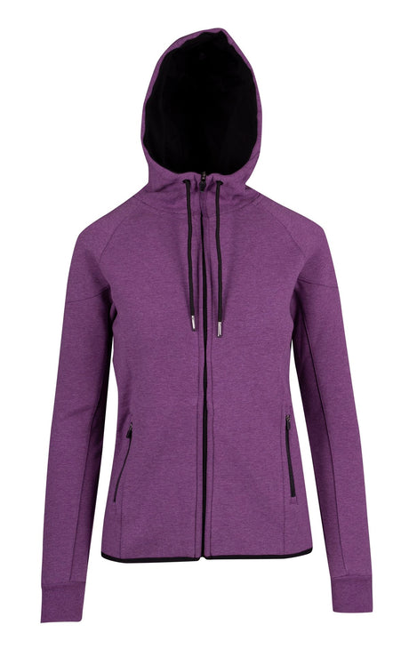 F360UN-LADIES 320gsm Soft cotton/bonded polar fleece Hoodie