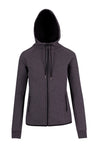 F360UN-LADIES 320gsm Soft cotton/bonded polar fleece Hoodie