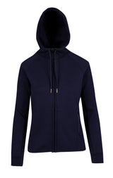 F360UN-LADIES 320gsm Soft cotton/bonded polar fleece Hoodie