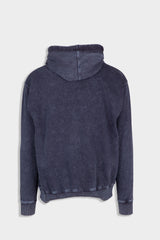 F363AW-Men's Stone Wash Fleece Hoodie