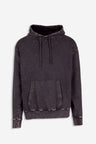 F363AW-Men's Stone Wash Fleece Hoodie