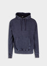 F363AW-Men's Stone Wash Fleece Hoodie