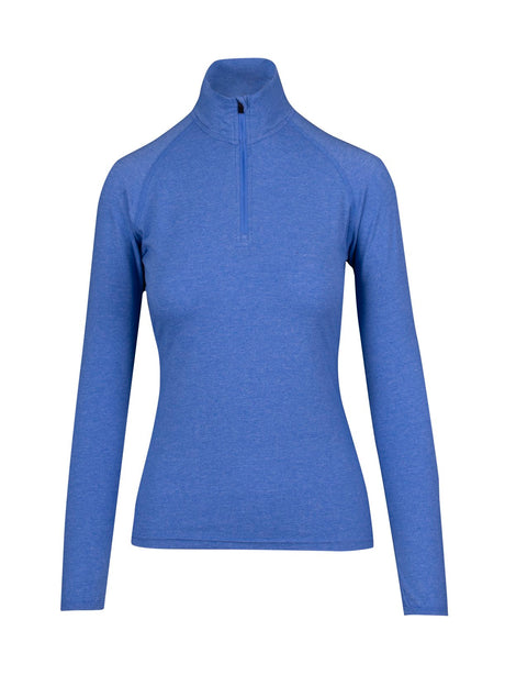 F389LD-Ladies Greatness Half Zip Mock Neck