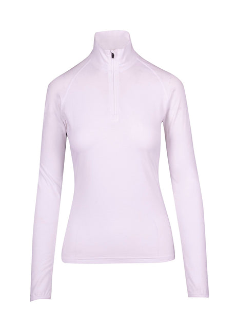 F389LD-Ladies Greatness Half Zip Mock Neck