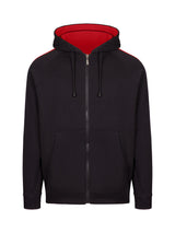 F600HZ-Mens Unbrushed Stripe  Sleeve Hoodie