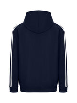 F600HZ-Mens Unbrushed Stripe  Sleeve Hoodie