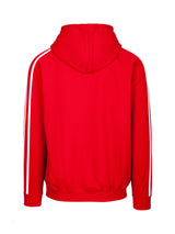 F600HZ-Mens Unbrushed Stripe  Sleeve Hoodie