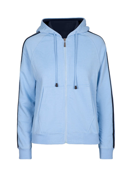 F600UN-Ladies/Junior stripe sleeves Hoodies