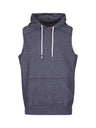 F660PS-Men's Heather SLEEVELESS Hoodies - Greatness Range