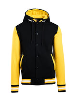 F907HB-Men's Varsity Jacket & Hood