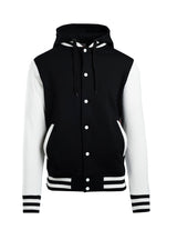 F907HB-Men's Varsity Jacket & Hood