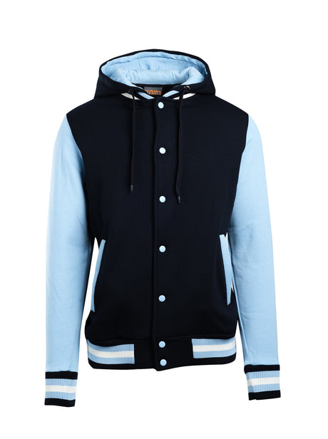 F907HB-Men's Varsity Jacket & Hood