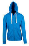 F909HZ-Mens Brushed Heavy Zip Fleece Hoodie