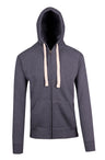 F909HZ-Mens Brushed Heavy Zip Fleece Hoodie