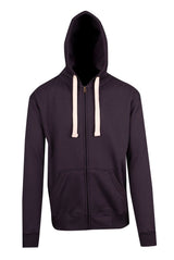 F909HZ-Mens Brushed Heavy Zip Fleece Hoodie