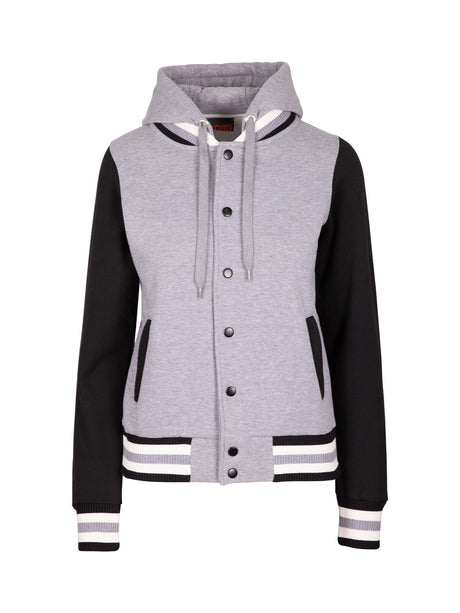 FB97UN-Ladies Varsity Jacket & Hood