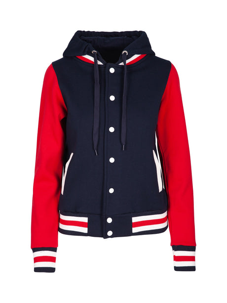 FB97UN-Ladies Varsity Jacket & Hood