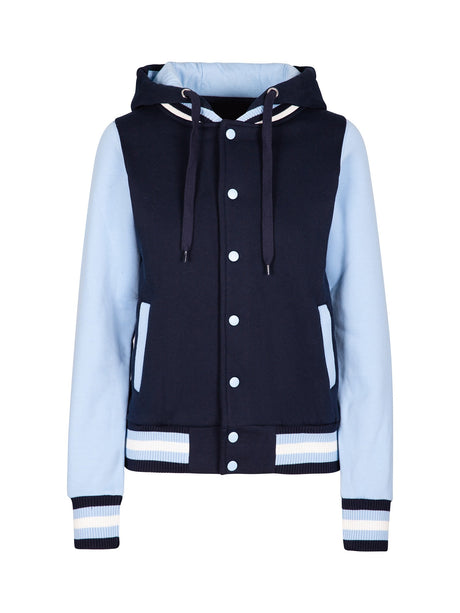 FB97UN-Ladies Varsity Jacket & Hood