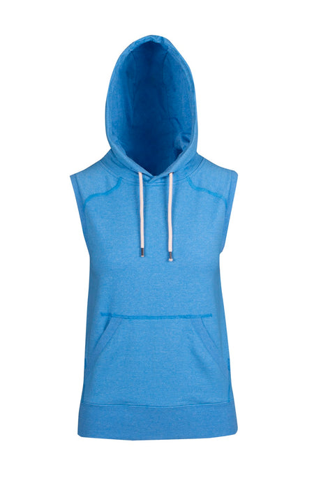 FP66UN-Ladies/Junior Heather SLEEVELESS Hoodies - Greatness Range