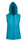 FZ77UN-Ladies/Junior Heather SLEEVELESS ZIP Hoodies - Greatness Range