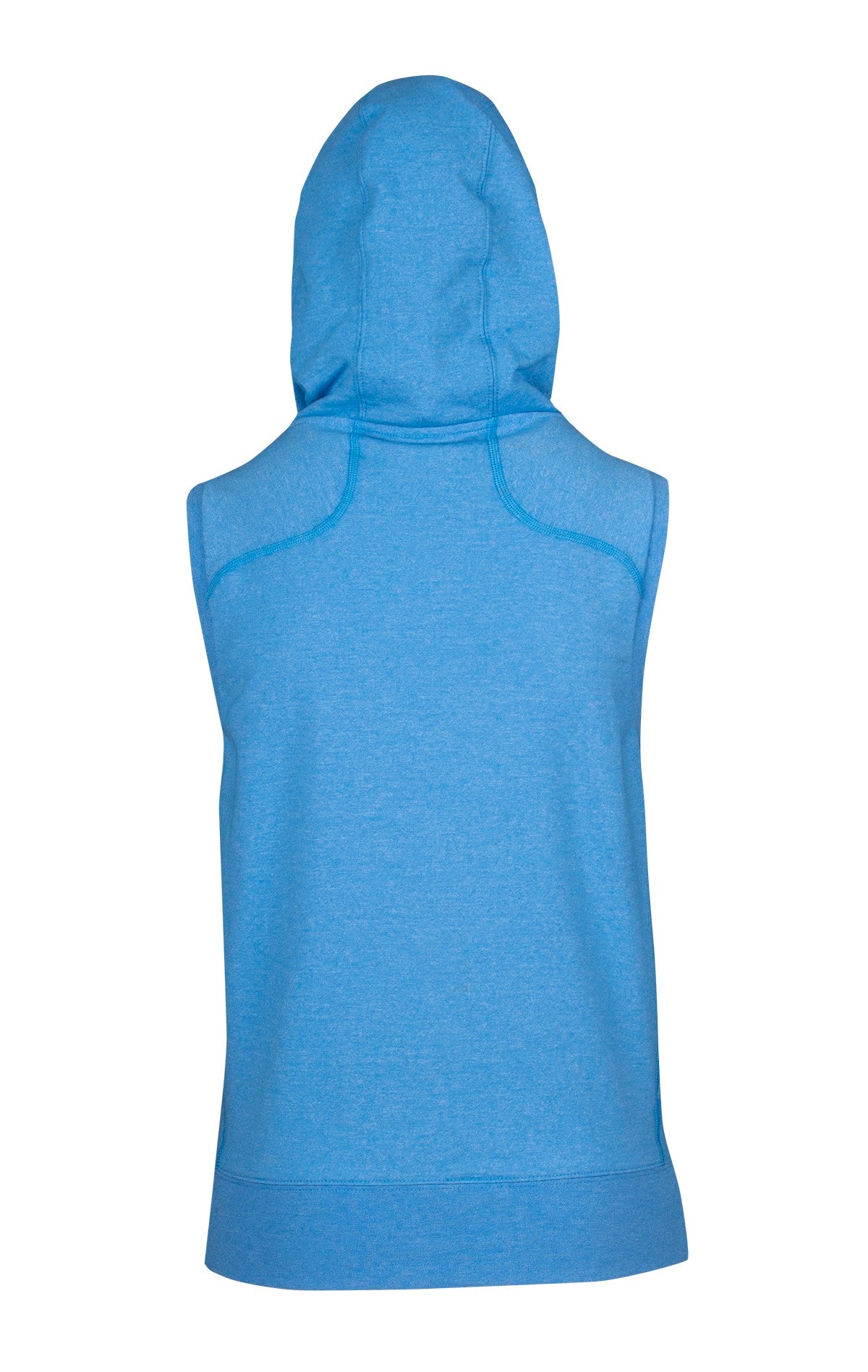 FZ77UN-Ladies/Junior Heather SLEEVELESS ZIP Hoodies - Greatness Range