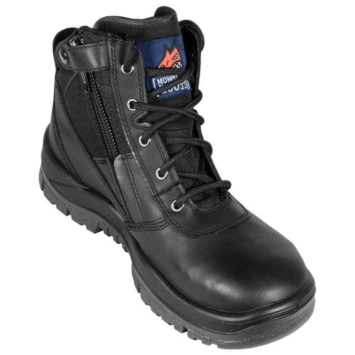 961020-Non-Safety ZipSider Boot-BLACK