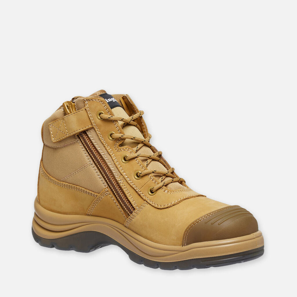 Tradie Side Zip-WHEAT