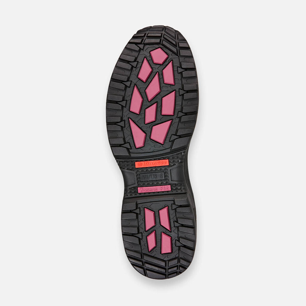 Women's Tradie Pull Up-BLACK/PINK