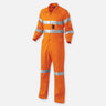 K51305-Hi-Vis Summerweight Drill Reflective Combination Overall