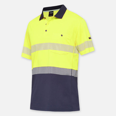 K54215-Workcool Hyperfreeze Spliced Taped Polo S/S