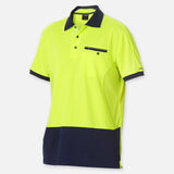 K54845-Workcool 2 Hyperfreeze Hi Vis Polo S/S