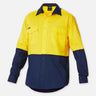 K54870-Workcool 2 Hi-Vis Spliced Shirt L/S