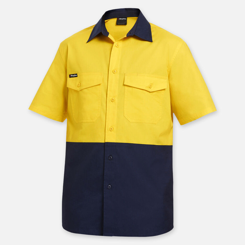 K54875-Workcool 2 Spliced Shirt S/S