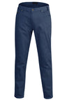 RMPC014-Men's Cotton Stretch Jeans Mid Rise - Straight Leg - Classic Fit