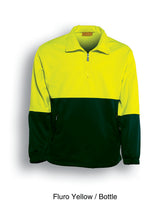 SJ0411-Hi-Vis 1/2 Zip Fleece