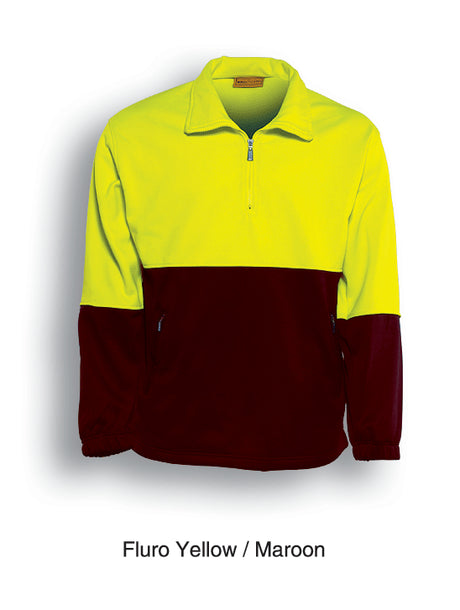 SJ0411-Hi-Vis 1/2 Zip Fleece