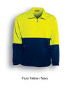 SJ0411-Hi-Vis 1/2 Zip Fleece