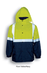 SJ0430-Hi-Vis Polar Fleece Lined Jacket With Tape