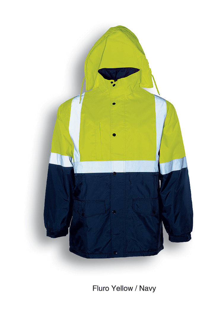 SJ0432-Hi-Vis Mesh Lining Jacket With Reflective Tape