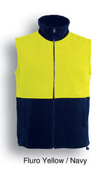 SJ0541-Hi-Vis Polar Fleece Vest