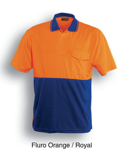 SP0427-Hi-Vis Safety Polo -Short Sleeve