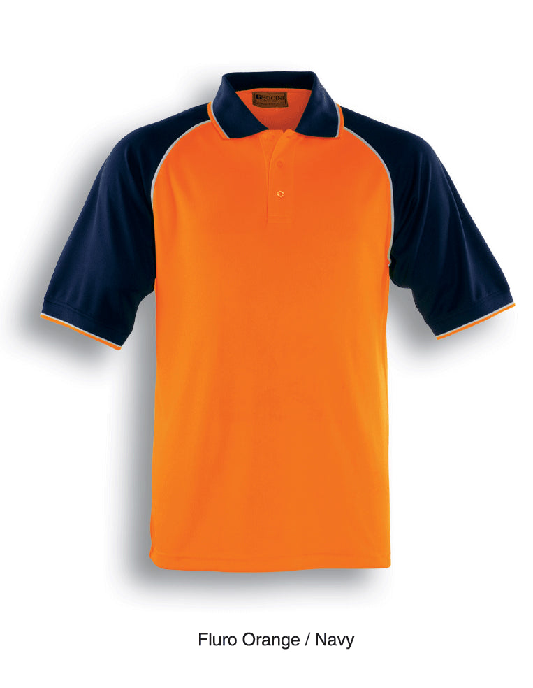 SP0543-Hi-Vis Raglan Sleeve Polo