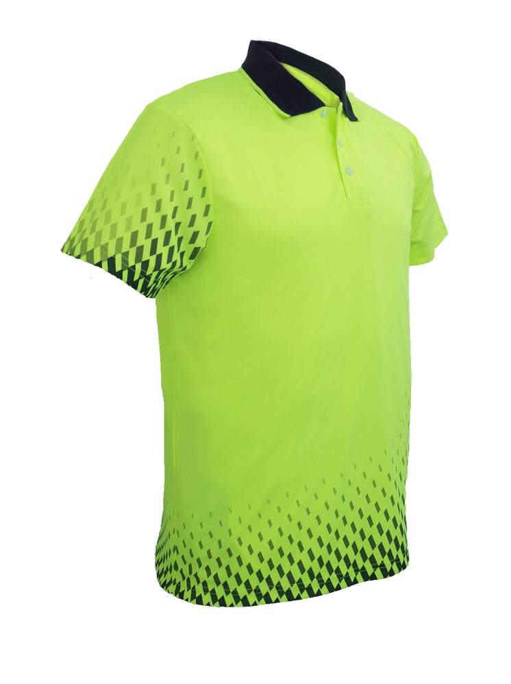 SP0703-Hi-Vis Gradient Polo