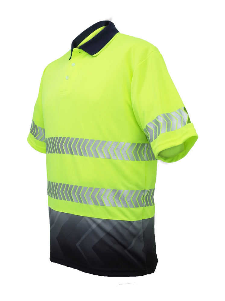 SP0723-High-Vis S/S Sublimated Reflective Polo