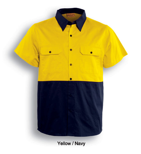 SS1012-Hi-Vis Cotton Twill Shirt S/S