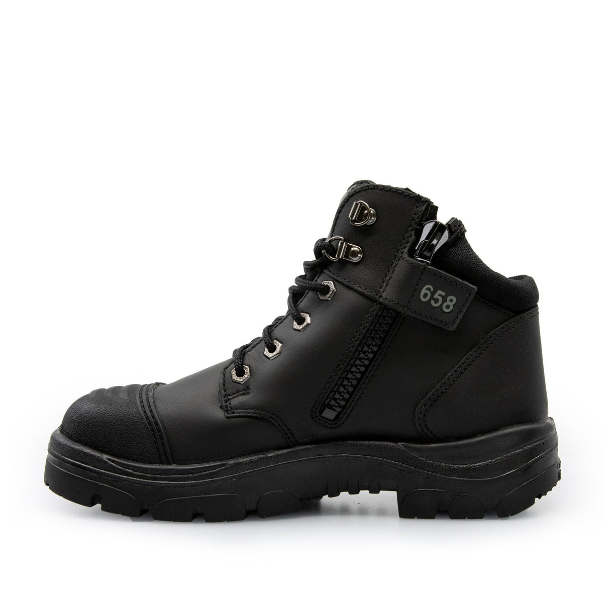 PARKES ZIP SCUFF-BLACK