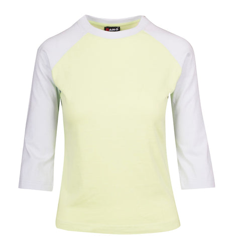 T231RL-Ladies 3/4 Sleeve Raglan Tees